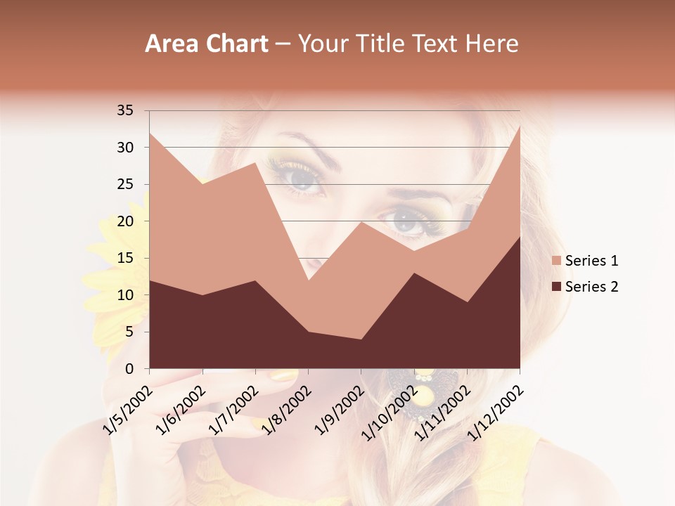 Woman Colorful Fresh PowerPoint Template