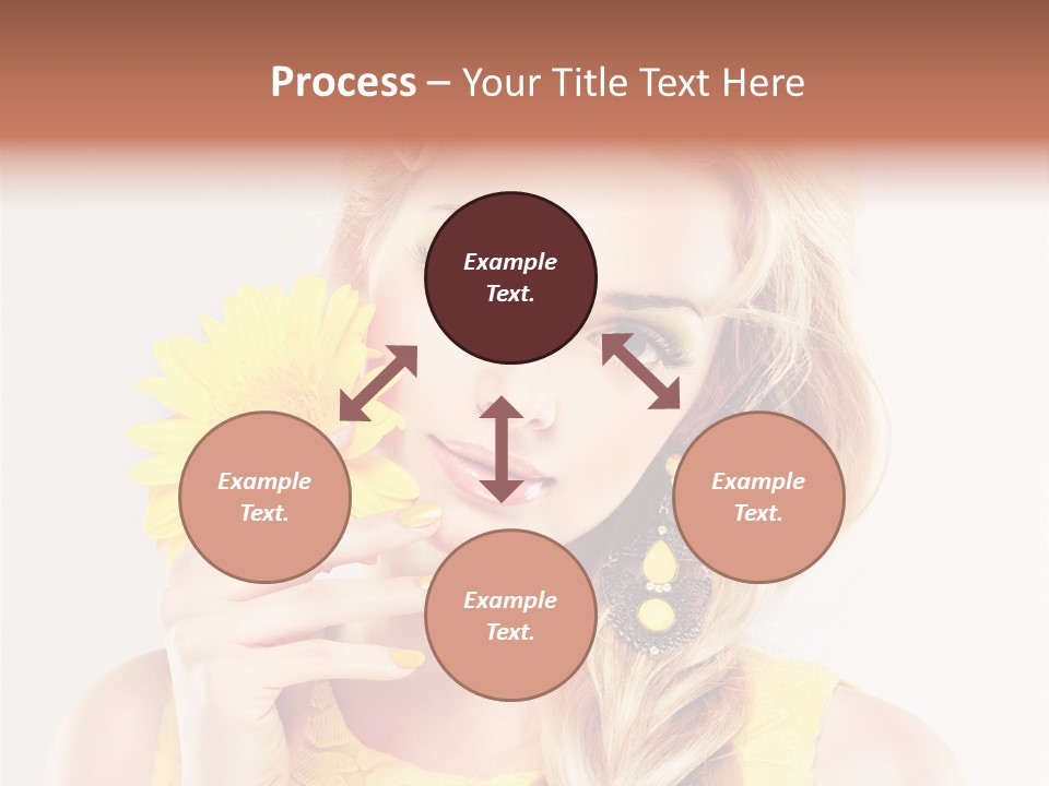 Woman Colorful Fresh PowerPoint Template