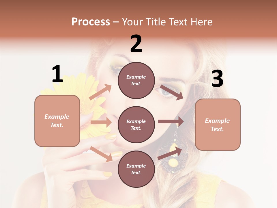 Woman Colorful Fresh PowerPoint Template