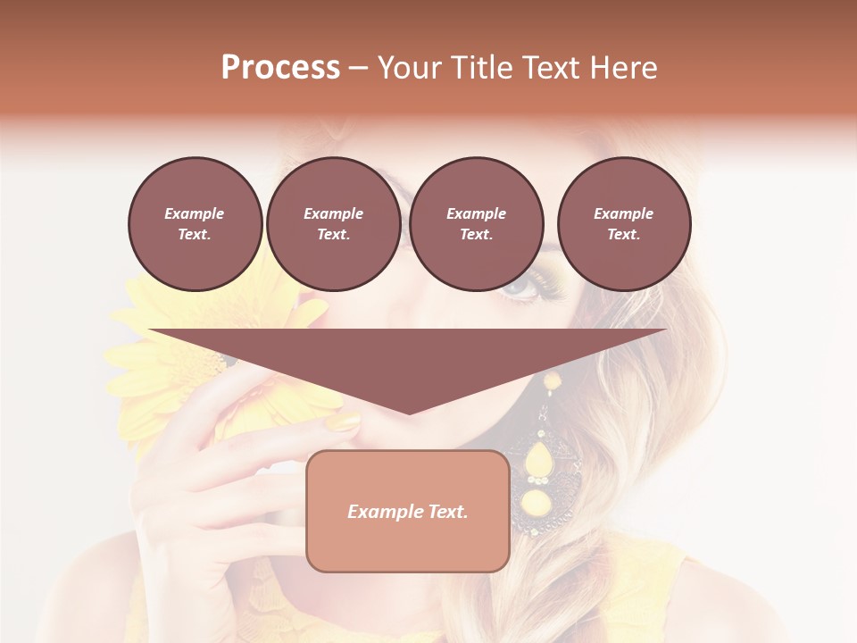 Woman Colorful Fresh PowerPoint Template