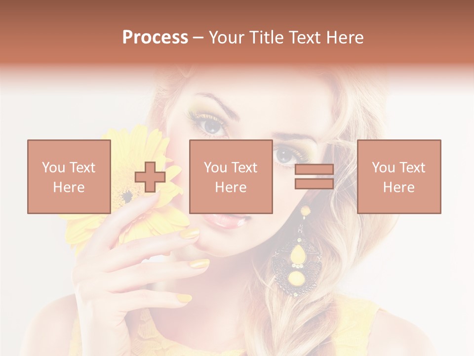 Woman Colorful Fresh PowerPoint Template