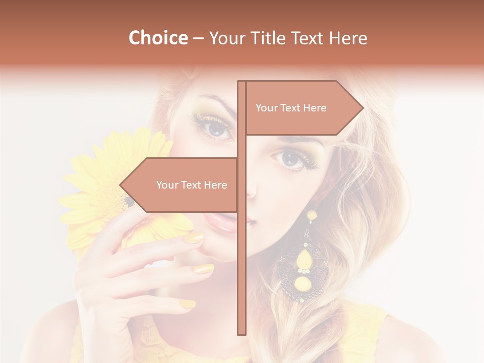Woman Colorful Fresh PowerPoint Template