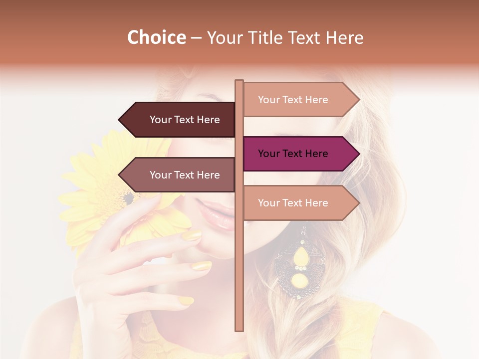 Woman Colorful Fresh PowerPoint Template