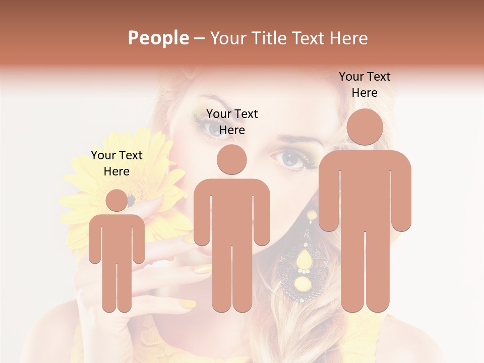 Woman Colorful Fresh PowerPoint Template