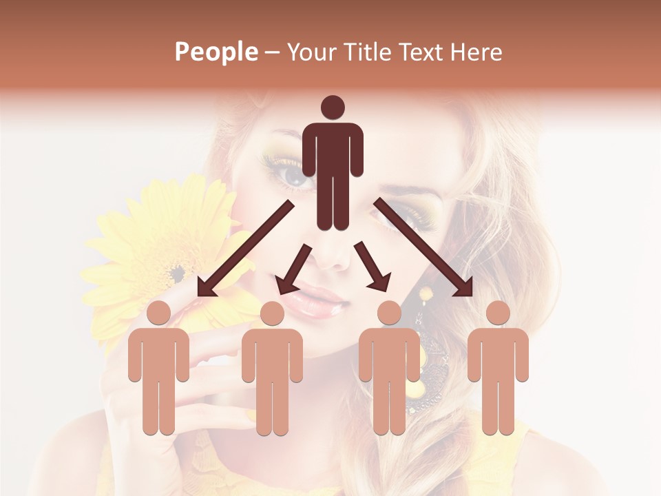 Woman Colorful Fresh PowerPoint Template