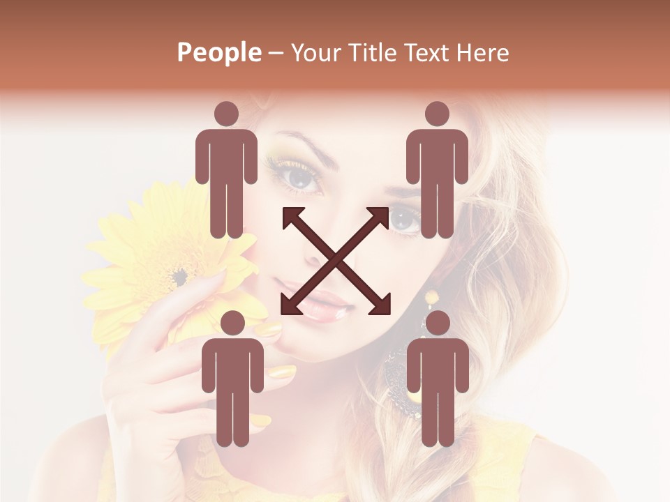 Woman Colorful Fresh PowerPoint Template