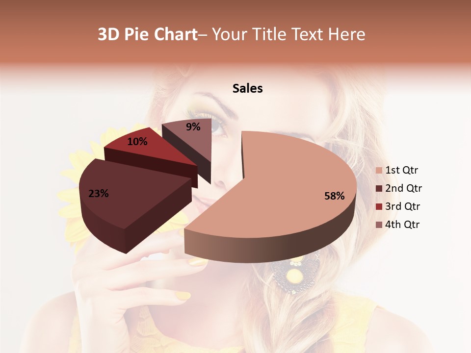 Woman Colorful Fresh PowerPoint Template