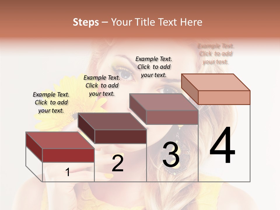 Woman Colorful Fresh PowerPoint Template