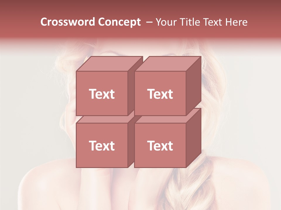 Girl Beauty Yellow PowerPoint Template