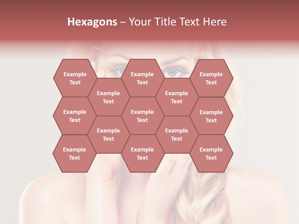 Girl Beauty Yellow PowerPoint Template