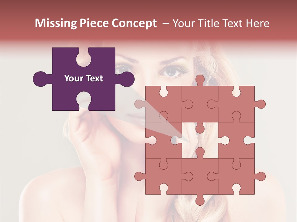 Girl Beauty Yellow PowerPoint Template