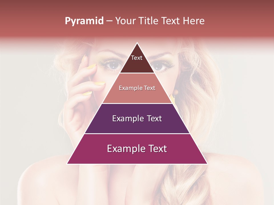 Girl Beauty Yellow PowerPoint Template