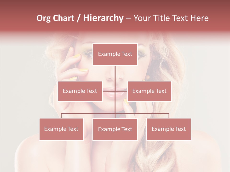 Girl Beauty Yellow PowerPoint Template