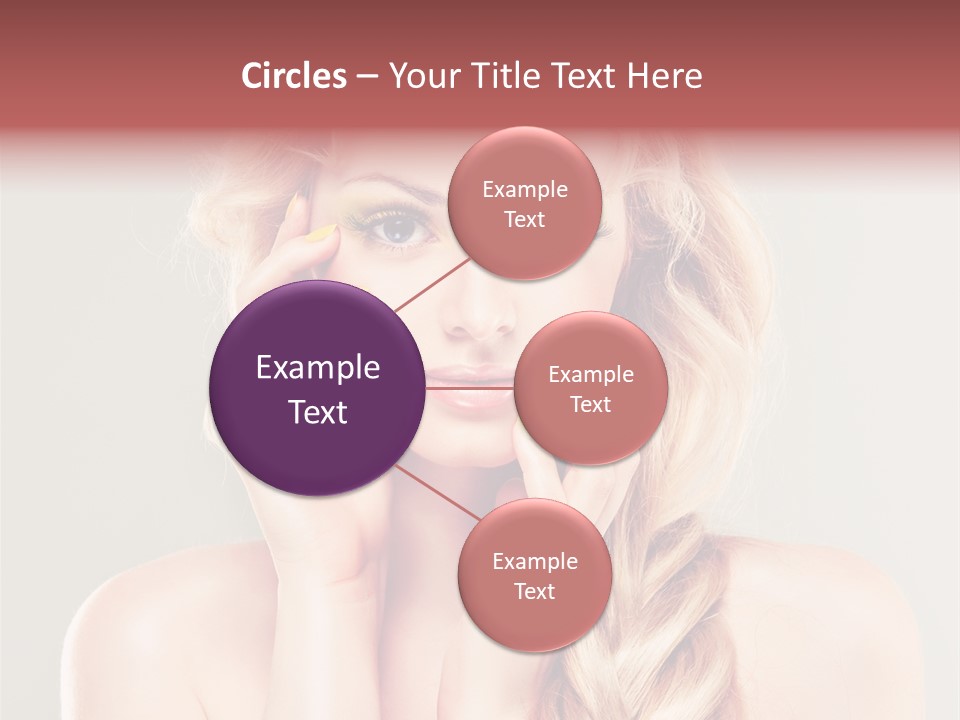 Girl Beauty Yellow PowerPoint Template