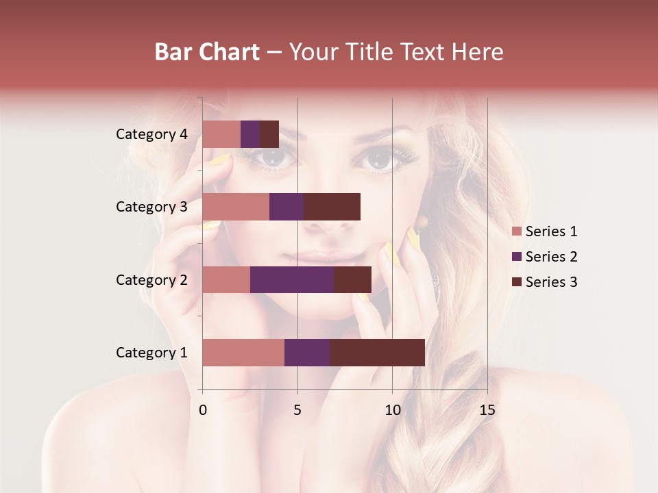 Girl Beauty Yellow PowerPoint Template