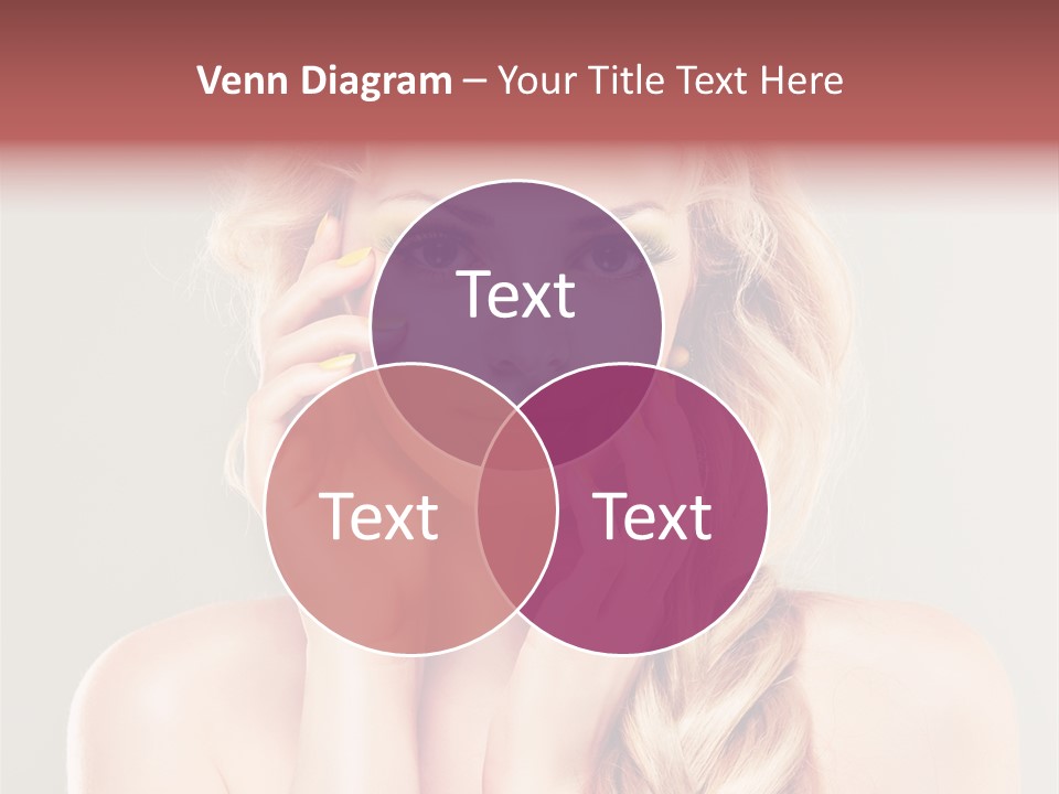 Girl Beauty Yellow PowerPoint Template