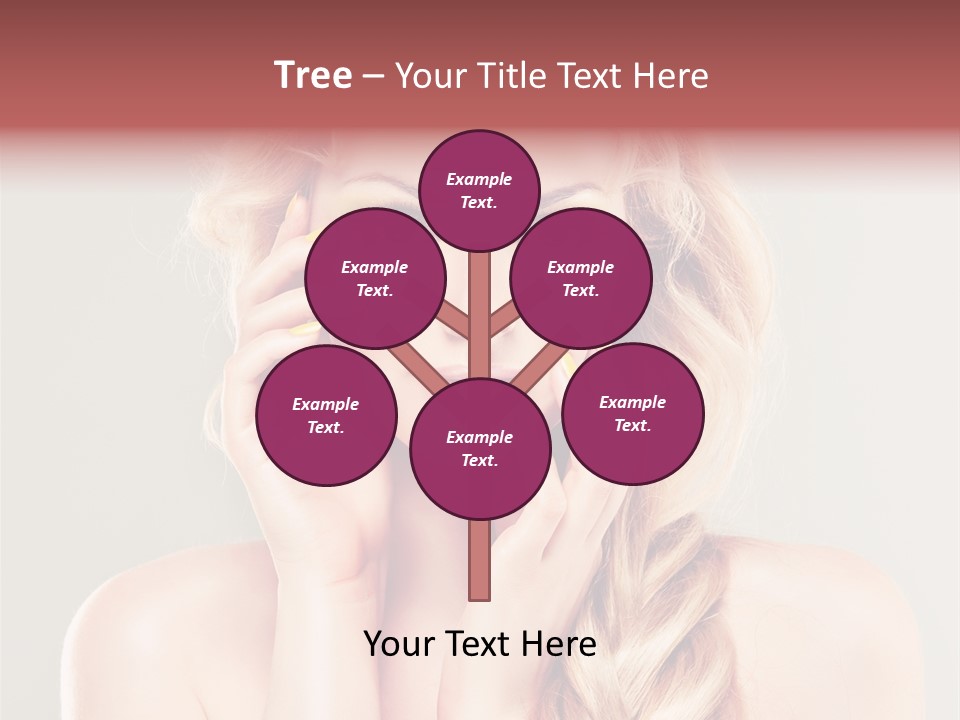 Girl Beauty Yellow PowerPoint Template