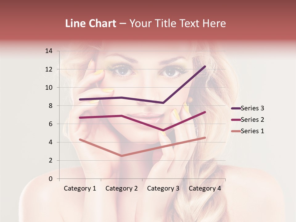 Girl Beauty Yellow PowerPoint Template