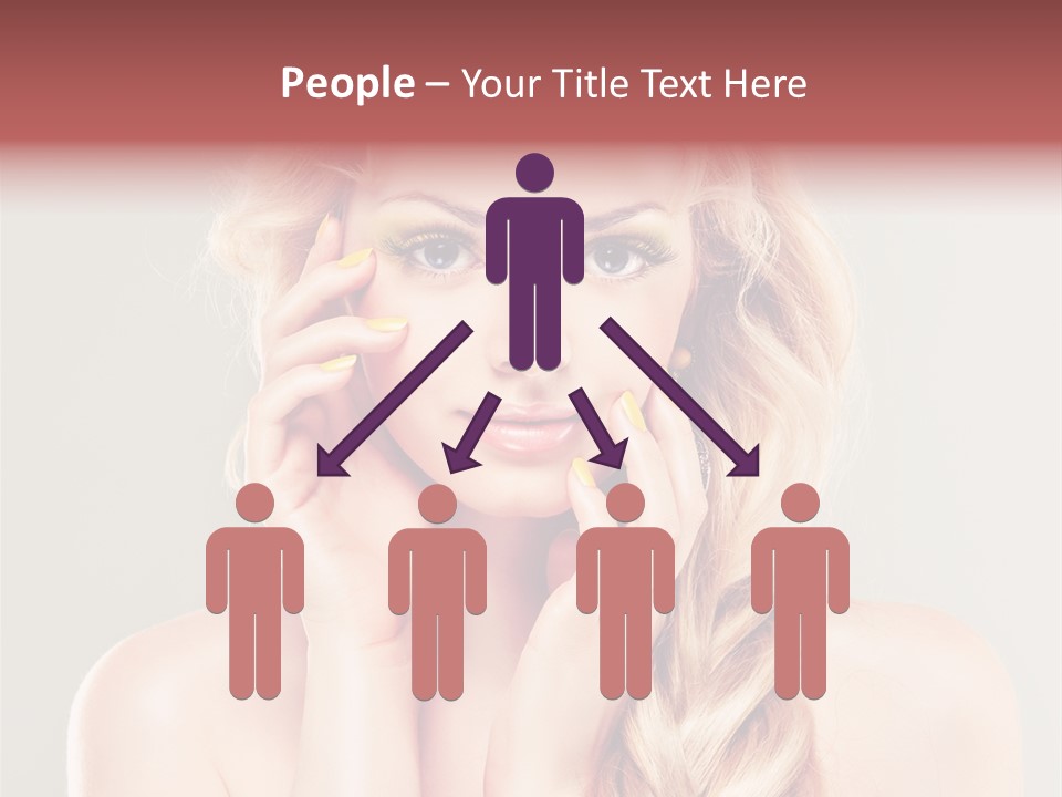 Girl Beauty Yellow PowerPoint Template