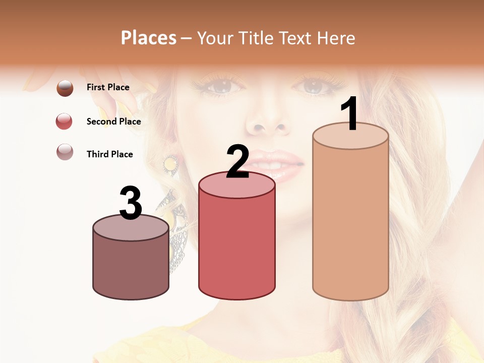 Accessories Looking Clean PowerPoint Template