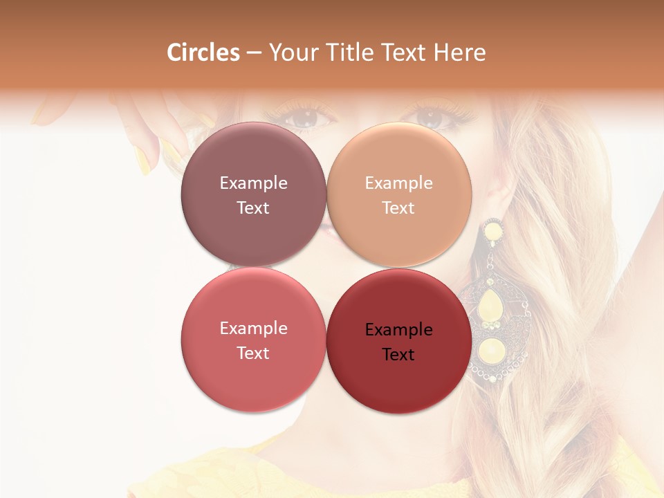 Accessories Looking Clean PowerPoint Template