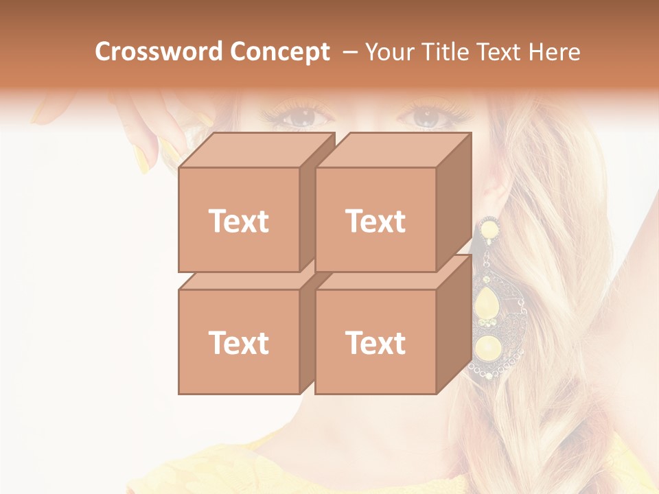 Accessories Looking Clean PowerPoint Template