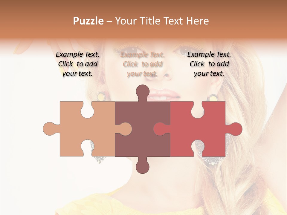 Accessories Looking Clean PowerPoint Template