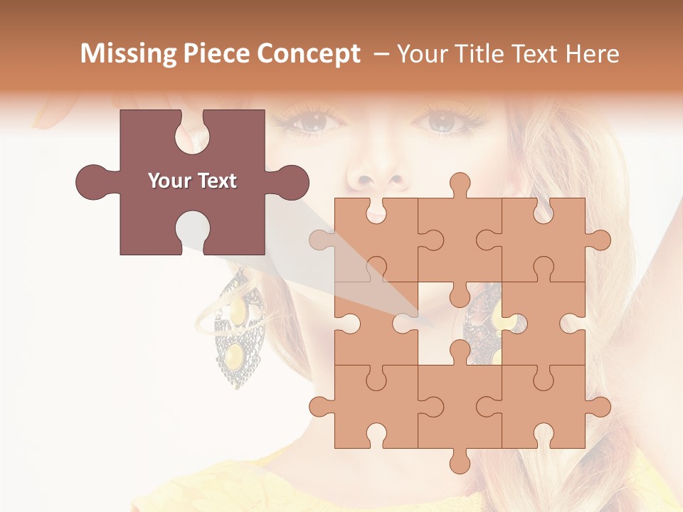 Accessories Looking Clean PowerPoint Template