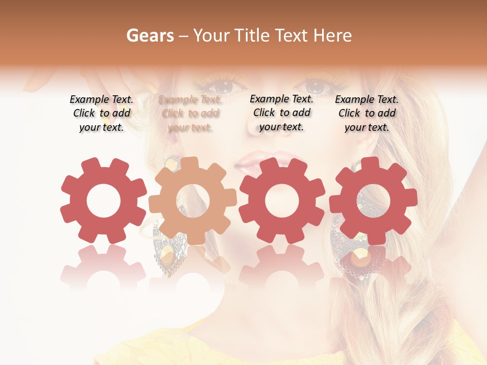 Accessories Looking Clean PowerPoint Template