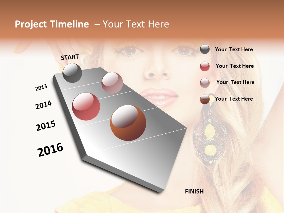 Accessories Looking Clean PowerPoint Template
