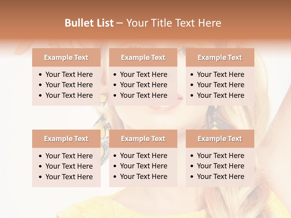 Accessories Looking Clean PowerPoint Template