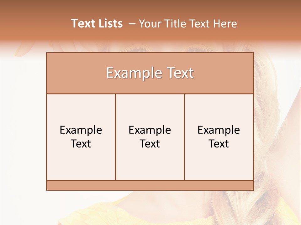 Accessories Looking Clean PowerPoint Template