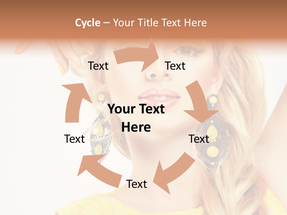Accessories Looking Clean PowerPoint Template