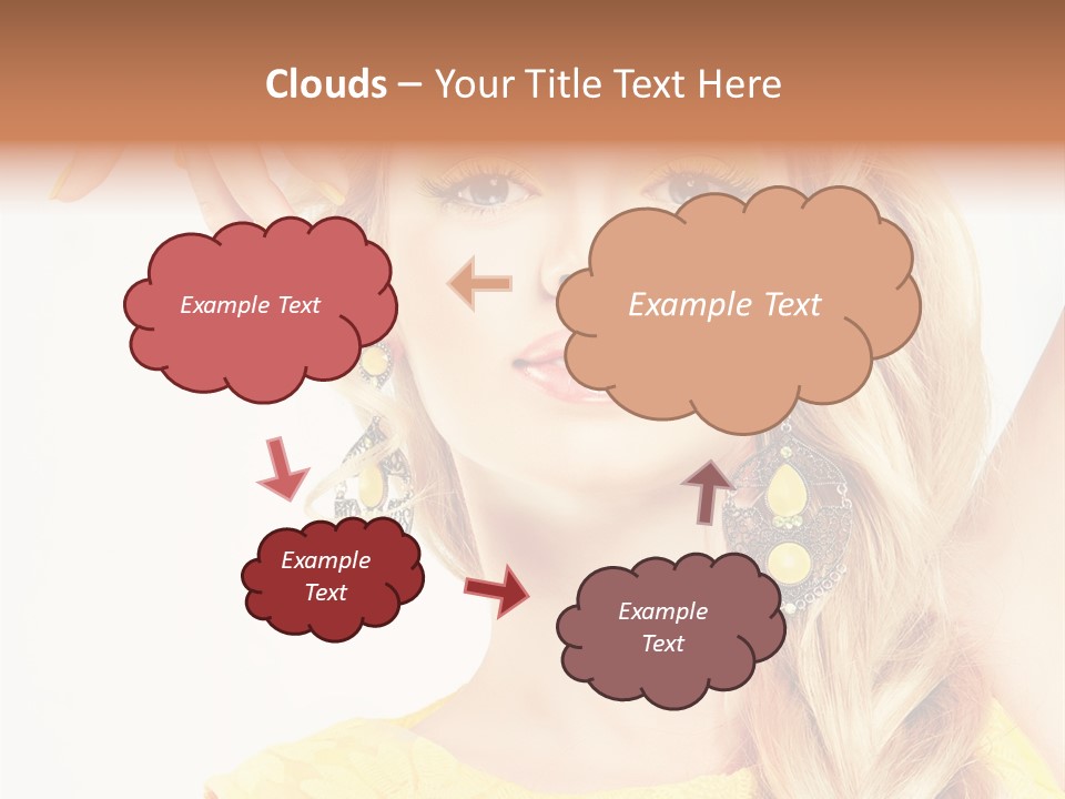 Accessories Looking Clean PowerPoint Template