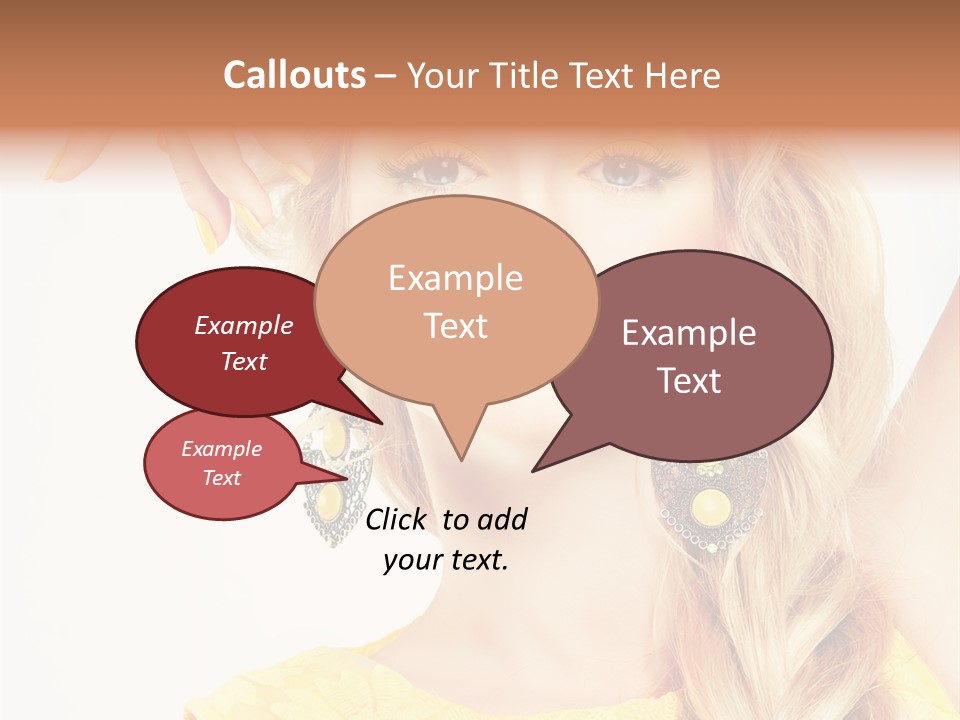 Accessories Looking Clean PowerPoint Template