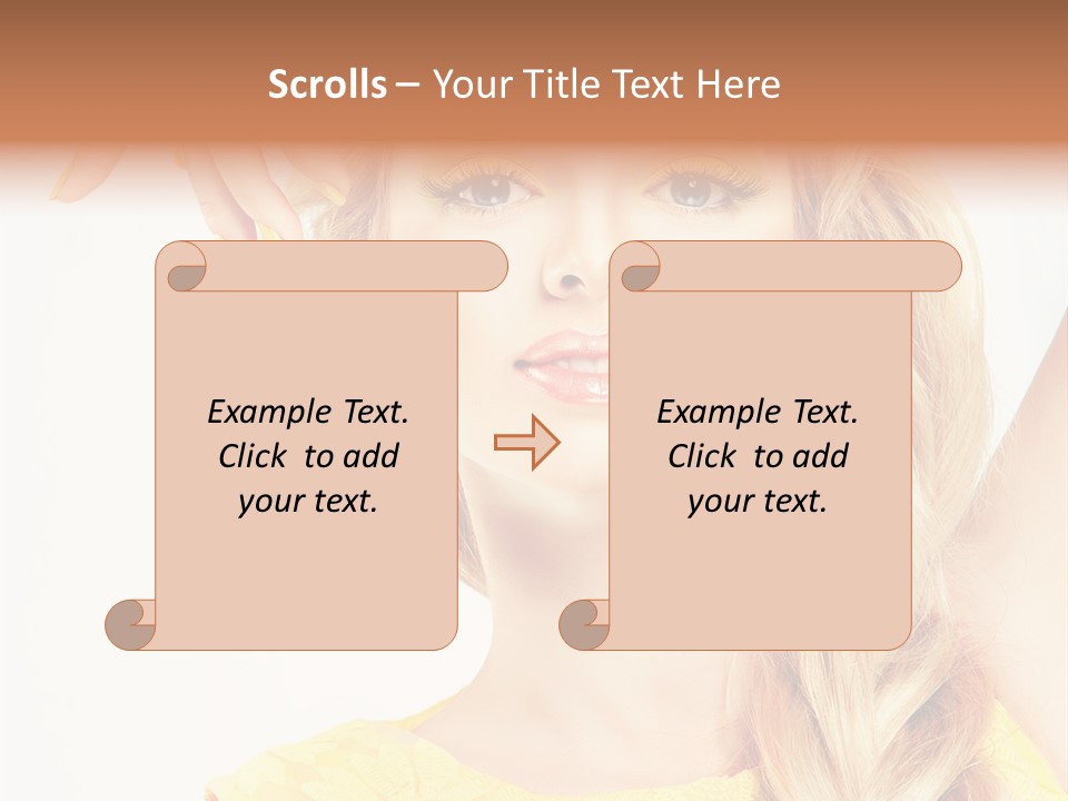 Accessories Looking Clean PowerPoint Template