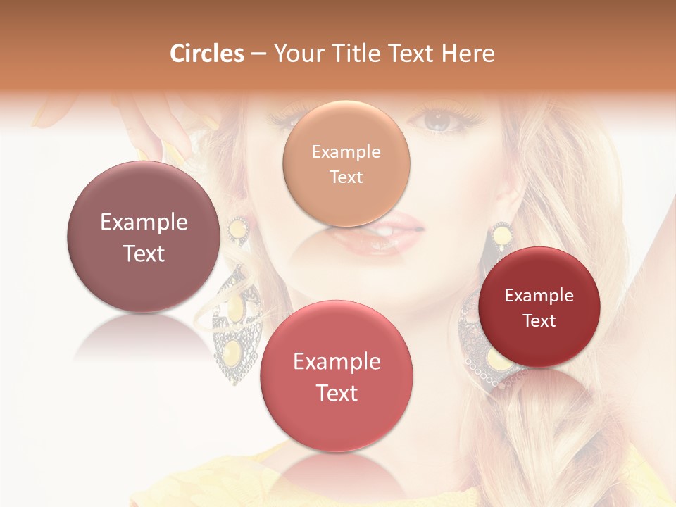 Accessories Looking Clean PowerPoint Template
