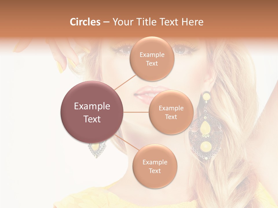 Accessories Looking Clean PowerPoint Template