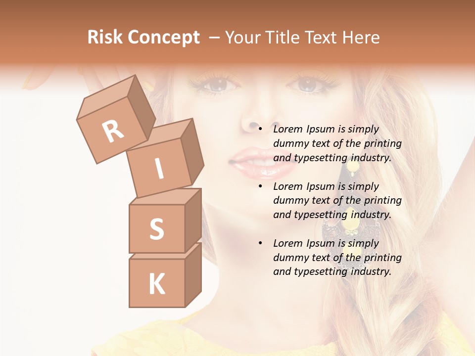 Accessories Looking Clean PowerPoint Template