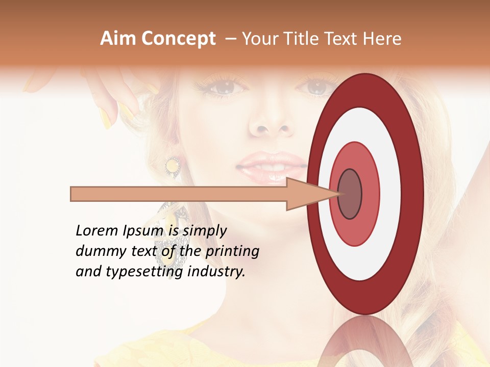 Accessories Looking Clean PowerPoint Template