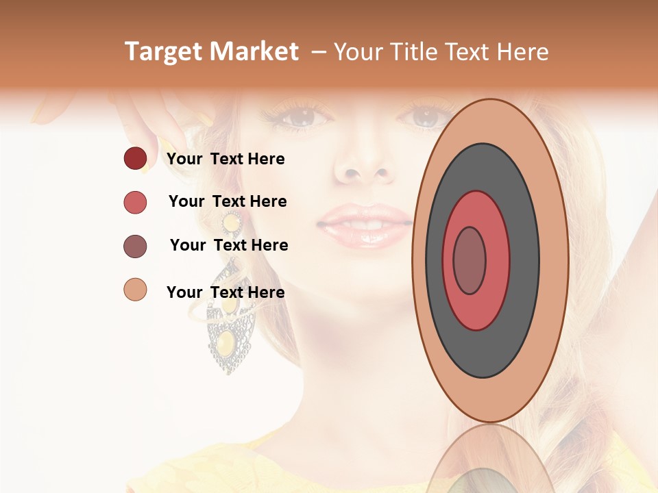 Accessories Looking Clean PowerPoint Template