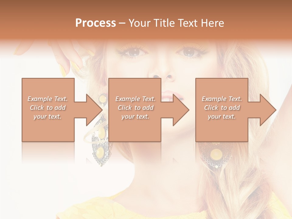 Accessories Looking Clean PowerPoint Template