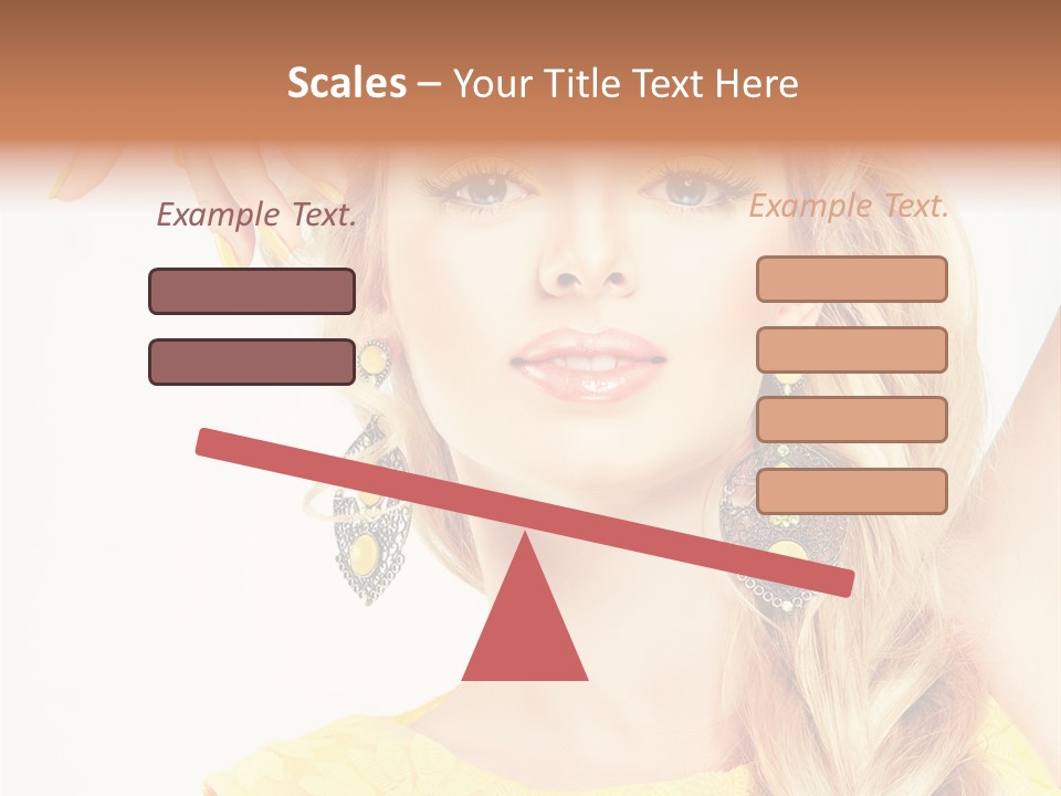 Accessories Looking Clean PowerPoint Template