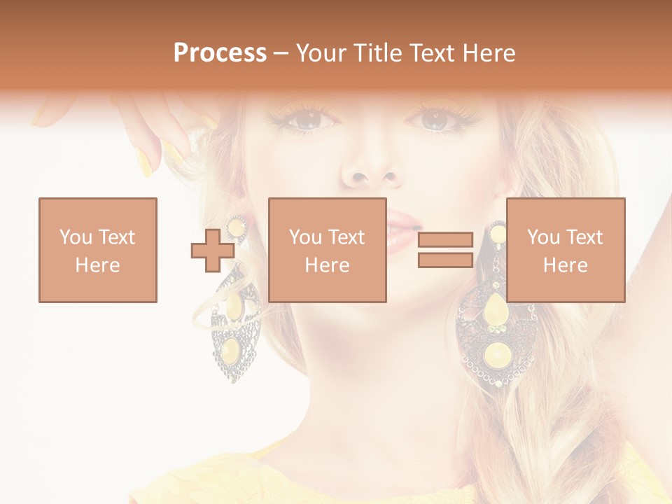 Accessories Looking Clean PowerPoint Template