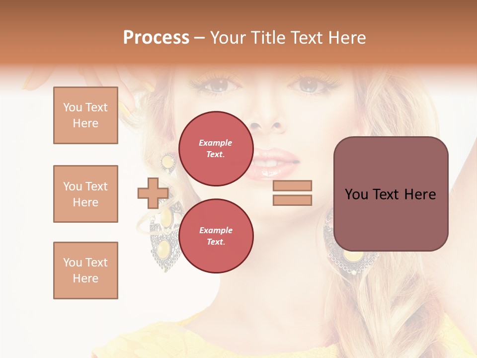 Accessories Looking Clean PowerPoint Template