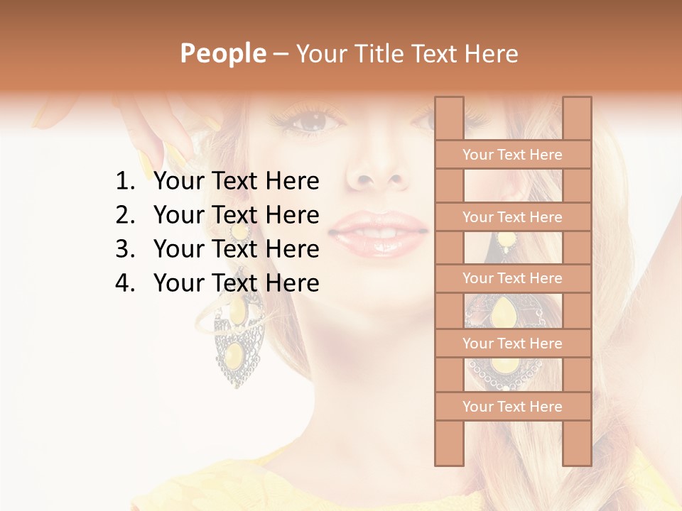 Accessories Looking Clean PowerPoint Template