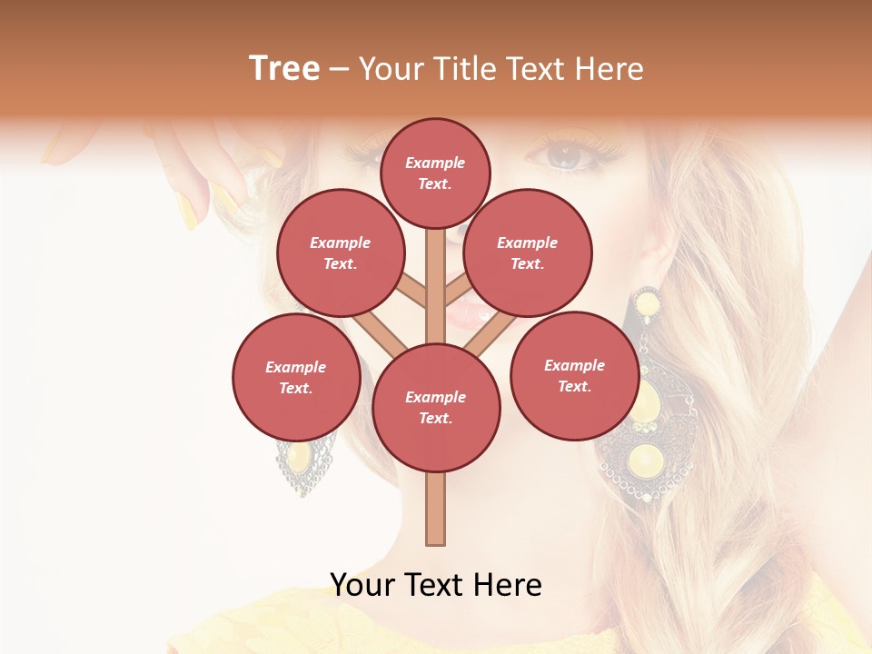 Accessories Looking Clean PowerPoint Template