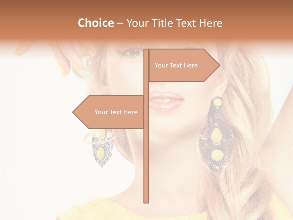 Accessories Looking Clean PowerPoint Template