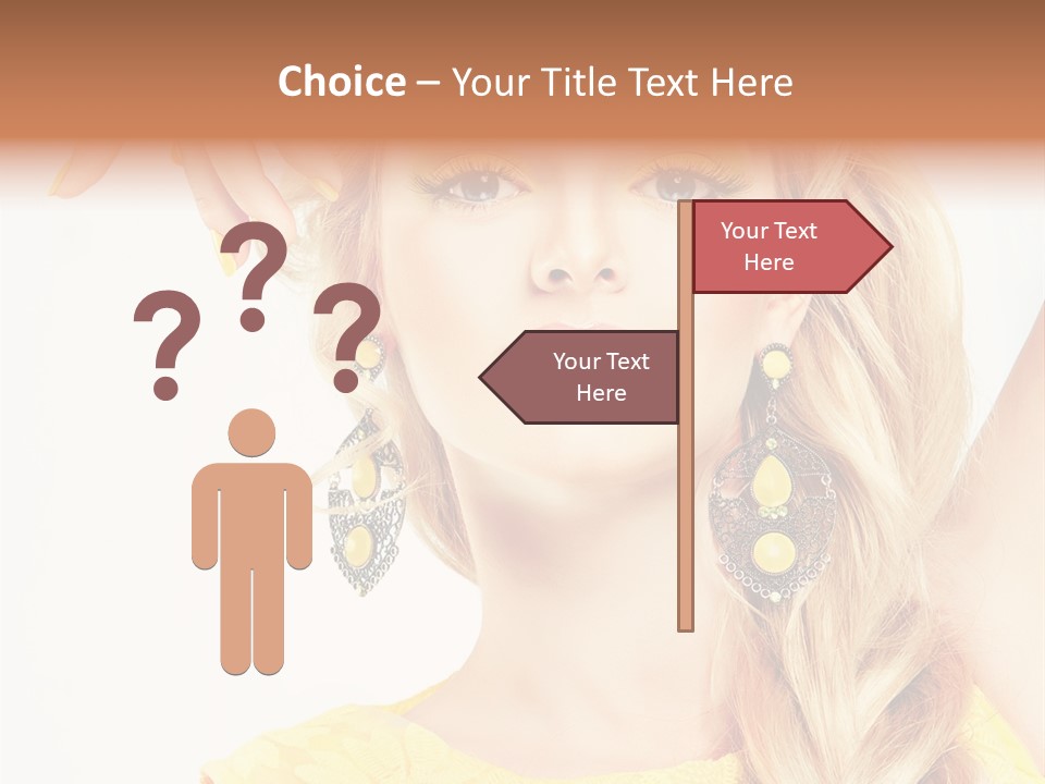 Accessories Looking Clean PowerPoint Template