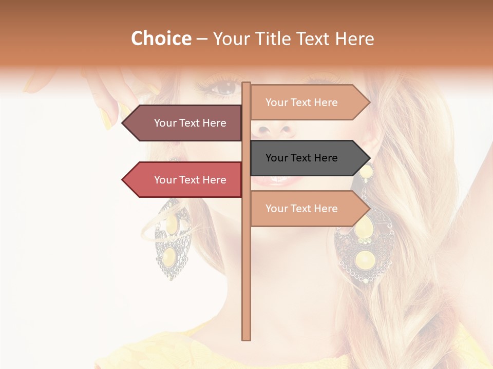 Accessories Looking Clean PowerPoint Template
